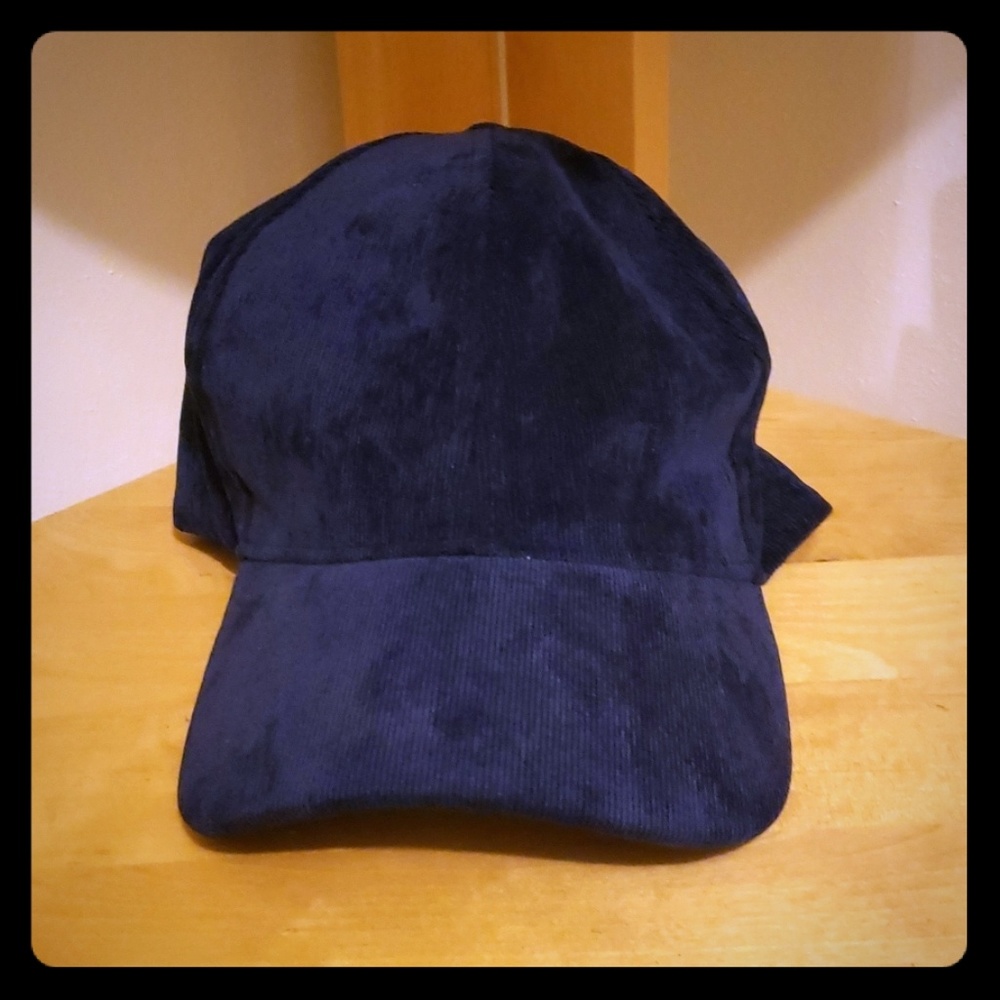Navy Corduroy Hat